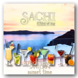 Santorini Cocktail Bar with Sunset View-Sachi in Firostefani